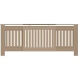 vidaXL pokrivač radijatora 2 pcs smeđa (142-205) x 20.5 x 81.5 cm | shoptok.hr