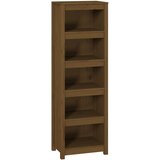 Maison Chic Knjižna omara - Knjižni regal medeno rjava 50x35x154 cm trdna borovina, (21724939) Cene