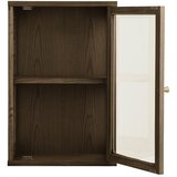 House Nordic Temno rjava stenska vitrina v hrastovem dekorju 40x60x20 cm Zamora – | Shoptok.si