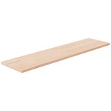 The Living Store Polica 80x20x1,5 cm neobdelana trdna hrastovina - Polica, (21671534) | Shoptok.si