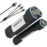 powerbank (rezervna baterija) 7500 mAh Quick Charge li-ion crna LED džepna svjetiljka