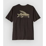 Patagonia Flying Fish Responsibili T-shirt den brown / coastal edge | Shoptok.si