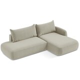 Makamii Bež sklopiva kutna garnitura (s desnim kutom/s ležaljkom) Hale – | shoptok.hr