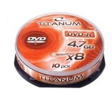  DVD-R TITANUM 4,7 GB X8, CAKE BOX 10 kom, 1071 Cijene