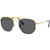 Ray-ban The Marshal II RB3648M 9240B1 ONE SIZE (52) Zlata/Siva Cene