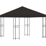 Gazebo 3 x 3 m Antracit Poliester i čelik 190 gsm | shoptok.hr