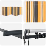  Skrovita tenda Žuta i Siva 250 x 200 cm tkanina | Eponuda.ba