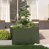 vidaXL Sadilica maslinastozelena 120x80x80 cm od čelika | shoptok.hr