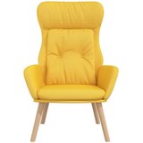  Stolica za opuštanje od tkanine boja senfa | shoptok.hr