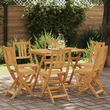  Vanjske bistro stolice 6 pcs Prirodna Čvrsto drvo akacije | Eponuda.com