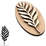 Rosa TALENT Leseni žig št. 6 Botanični 4x10 cm | Shoptok.si