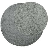  Čupavi moderni tepih s visokim vlaknima zeleni Ø 100 cm | shoptok.hr