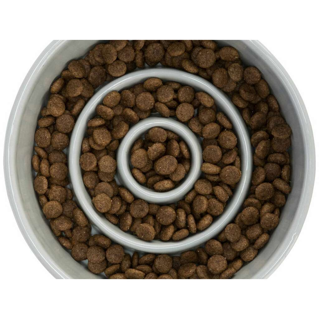Trixie hranilica za pse slow feeding plava siva ø 14 cm 450 ml | shoptok.hr