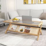  Klupska stolična od bambusa 120 cm, 2-natstropna pravokutna klupska stolična, prirodna. | shoptok.hr