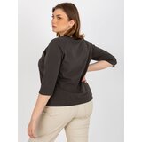 RELEVANCE Blouse-RV-BZ-8458.01P-dark khaki | Shoptok.si