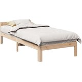 vidaXL Posteljni okvir brez vzmetnice 90x200 cm trdna borovina | Shoptok.si