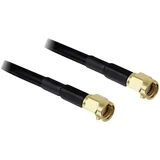 WLAN Antenski priključni kabel [1x SMA - 1x SMA ] 2 m črn 88656, (20410702)