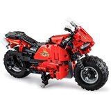 Motor na daljinsko upravljanje i sastavljanje sa 484 elemenata CaDA - crveni | Shoptok.si