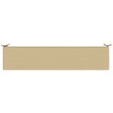  Jastučić za klupu SOEST 100% poliester Bež 170 x 40 x 8 cm Slike