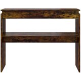  Konzolni stol dimljeni hrast 102x30x80 cm od konstruiranog drva | shoptok.hr