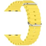 izmjenjivi silikonski remen kompatibilan s Apple Watch 42/44/45mm, žuti
