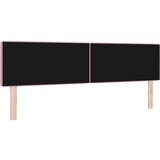 vidaXL Glava postelje s kristalnimi gumbi, naborki, roza, 180 cm, žamet, (22008508) | Shoptok.si