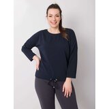 BASIC Feel Good Blouse-RV-BZ-6294.06P-navy blue | Shoptok.si