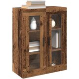 vidaXL Strani šal Rjava 69,5 x 34 x 90 cm Konstruiran les | Shoptok.si