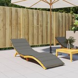  Jastuk za ležaljku prošarani tamnosivi 200x60x4 cm od tkanine | shoptok.hr