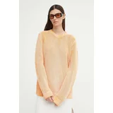 Resume Bombažen pulover Résumé AtlasRS Knit Pullover Unisex oranžna barva, 20371116