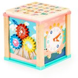 ECO TOYS drvena edukativna kocka Dino | shoptok.hr