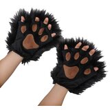 INF Srčkane rokavice brez prstov s tačkami Black, (21751722) | Shoptok.si