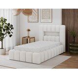 ELTAP Krem tapecirani krevet s prostorom za odlaganje s podnicom 90x200 cm Lamica – | shoptok.hr