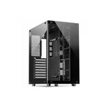 InterTech Kućište C-701 Panorama, Midi Tower, 4.0 USB, Crno | ePonuda.com