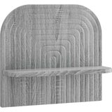  Zidna polica 2 kom. Siva Sonoma 41 x 13,5 x 37,5 cm Slike