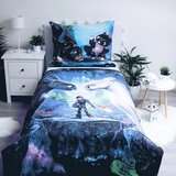 Jerry Fabrics Plava pamučna dječja posteljina za krevet za jednu osobu 140x200 cm How To Train Your Dragon – | shoptok.hr