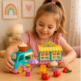 Ice Cream Shop Car With Motorized Girl Figure Desserts Blocks Set | shoptok.hr