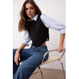 TRENDYOLMILLA ženski duks Twoaw25Sv00013, Crna-Crna | Eponuda.com