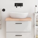 vidaXL Kupaonska radna ploča 60x30x(2-6) cm netretirano masivno drvo | shoptok.hr