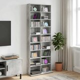 Cd ormar Betonska siva 65 x 23,5 x 175 cm Konstruirano drvo | shoptok.hr