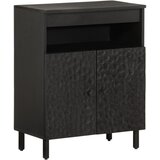 vidaXL Bočni ormarić crni 60 x 33 x 75 cm od masivnog drva manga | shoptok.hr