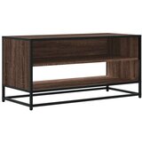 vidaXL TV ormarić boja hrasta 91x40x46 cm konstruirano drvo i metal | shoptok.hr