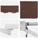  Električni zložljiv senčnik Rjava 3,5 x 2 m, (5000205544) | Shoptok.si