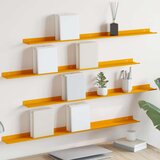  Ležeča polica 4 pcs Gorčična rumena 100 x 9 x 2,5 cm Jeklo, (5000200975) | Shoptok.si