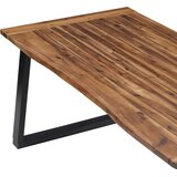  Blagovaonski stol od masivnog bagremovog drva 180 x 90 cm | Eponuda.com