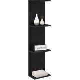  Polica na zidu 2 kom. Crni hrast 22 x 15 x 100 cm | shoptok.hr