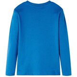  Dječja majica dugih rukava petrol plava boja 128 | shoptok.hr