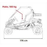 Buggy na benzin combustion LUCKY SEVEN - dvosjed - crveni | shoptok.hr