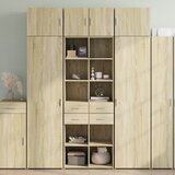 vidaXL Omara za shranjevanje sonoma hrast 70x42,5x225 cm inž. les Cene