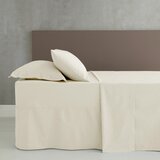 Catherine Lansfield Kremno bela prevleka za okvir postelje iz perkala 90x190 cm Easy Iron Percale – | Shoptok.si